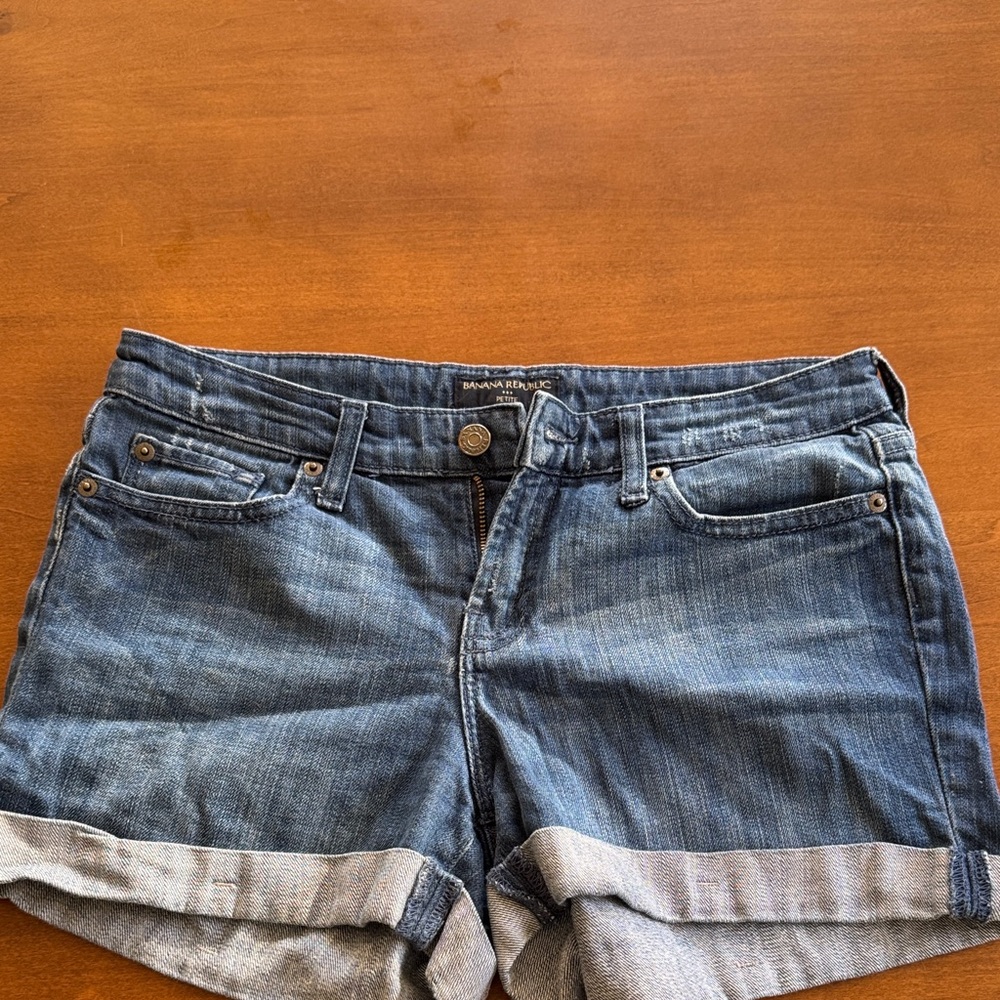 Banana Republic Classic Blue Jean Shorts